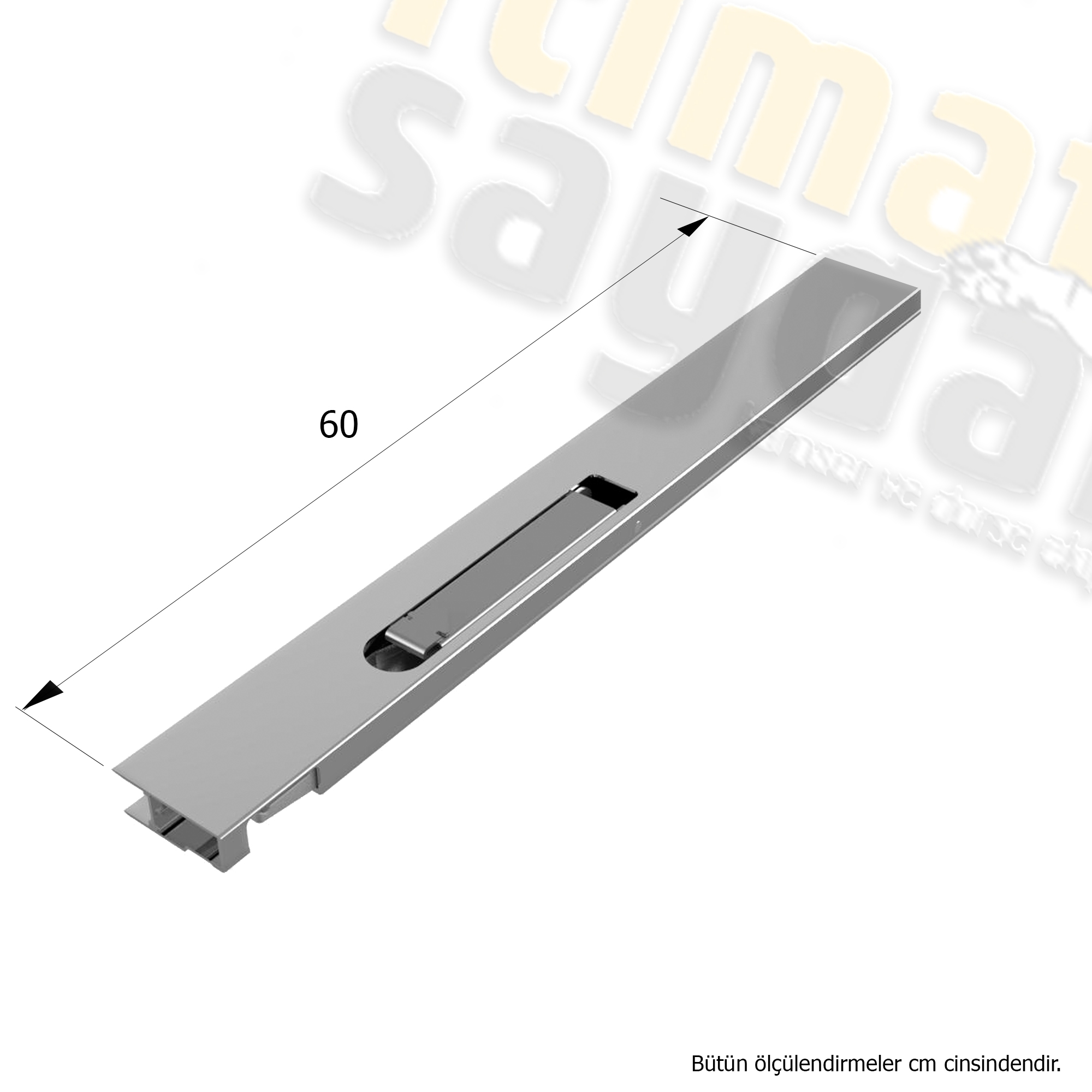 Alüminyum%20Dikey%20Kilit%20Gizli%20Tip%2060%20cm.%20SOL