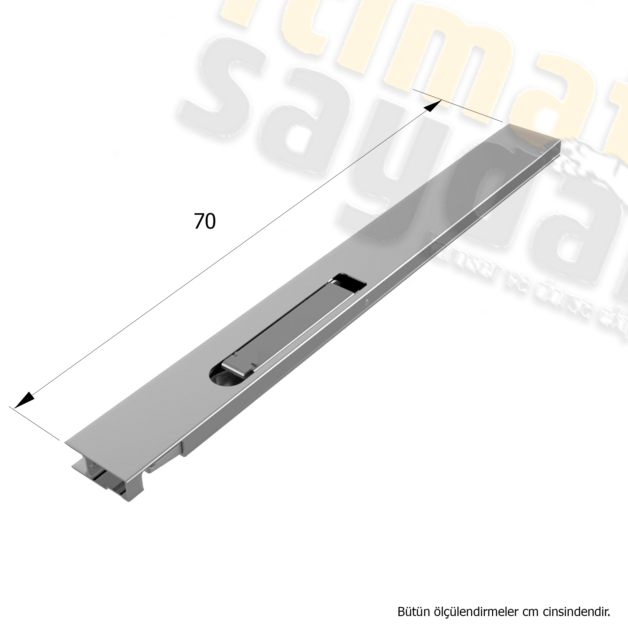 Alüminyum%20Dikey%20Kilit%20Gizli%20Tip%2070%20cm.%20SOL