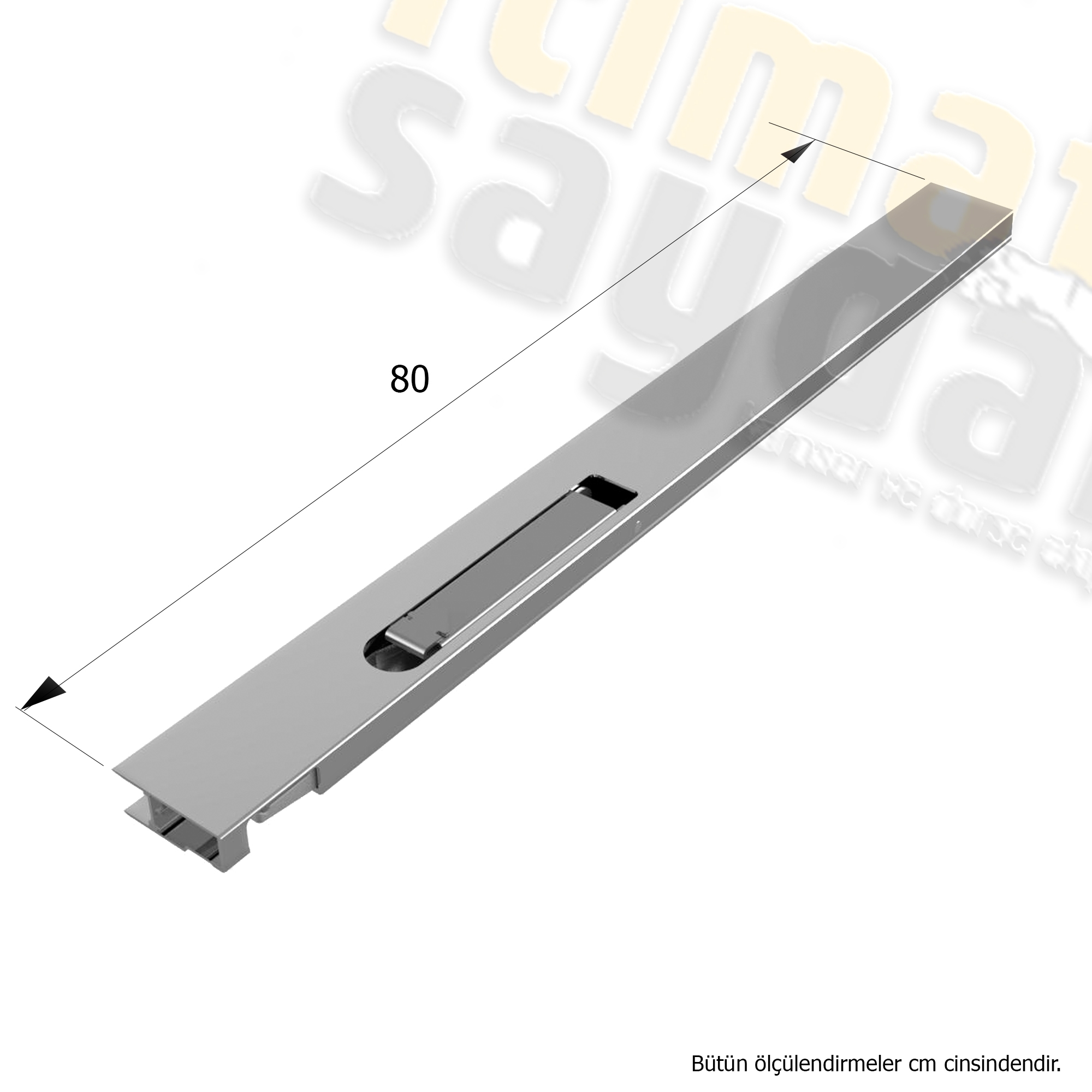 Alüminyum%20Dikey%20Kilit%20Gizli%20Tip%2080%20cm.%20SOL