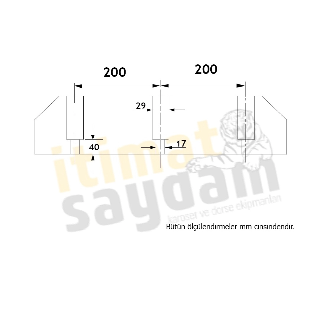 RAMPA TAKOZU 50 CM - Karoser ve Dorse Ekipmanları