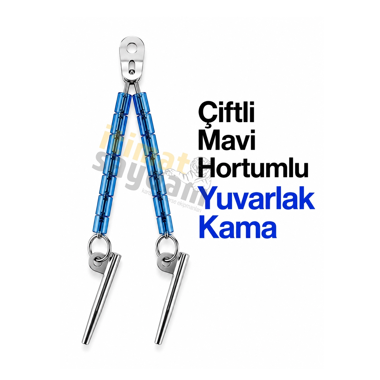 Hortumlu%20Kama%20Çiftli%20YUVARLAK%20MAVİ