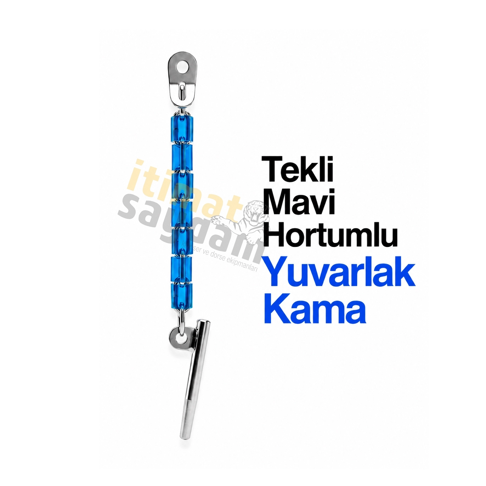 Hortumlu%20Kama%20Tekli%20Yuvarlak%20MAVİ