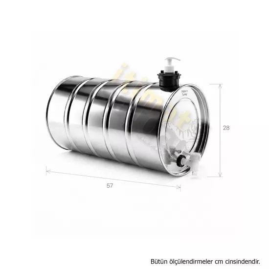 Su Tankı 35 lt. Krom