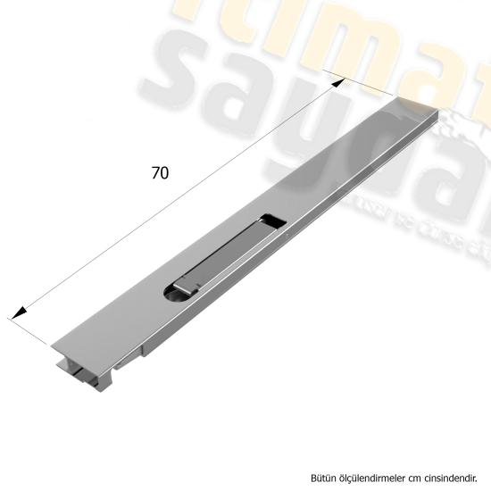 Alüminyum Dikey Kilit Gizli Tip 70 cm.