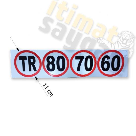60-70-80-TR Yazısı Yapıştırma REFLEKTÖR