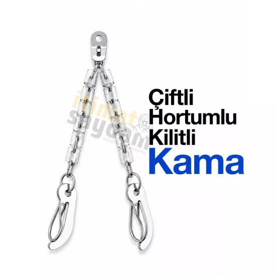Hortumlu Kama Çiftli Kilitli