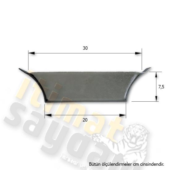 Etek Sacı Köşeli 7 cm.