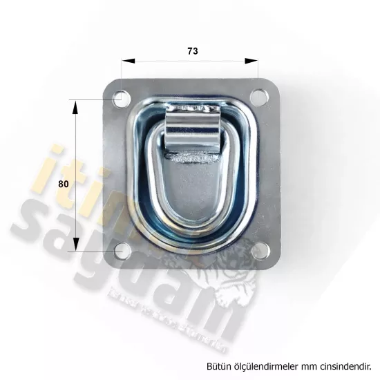 Sallama 10 mm. Gömme