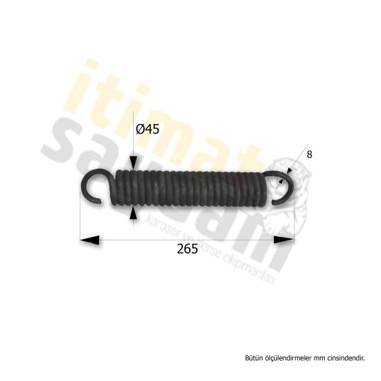 Kültivatör Yayı 8 mm
