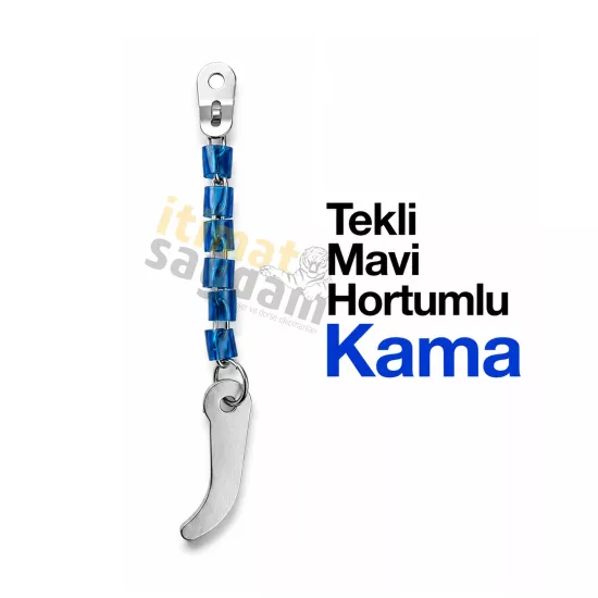 Hortumlu Kama Tekli MAVİ