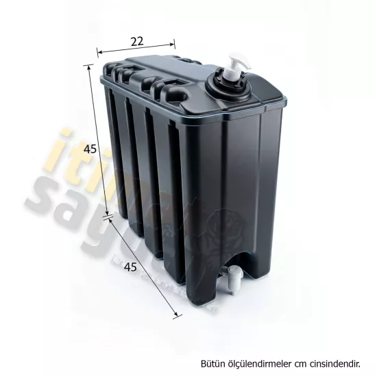 Su Tankı 45 lt. Plastik (Tırsan Tip)