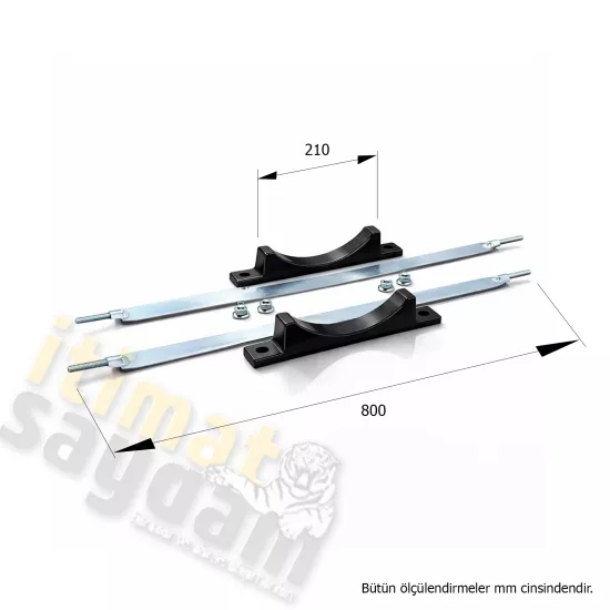 25-35 lt. Su Tankı BAĞLANTI SETİ