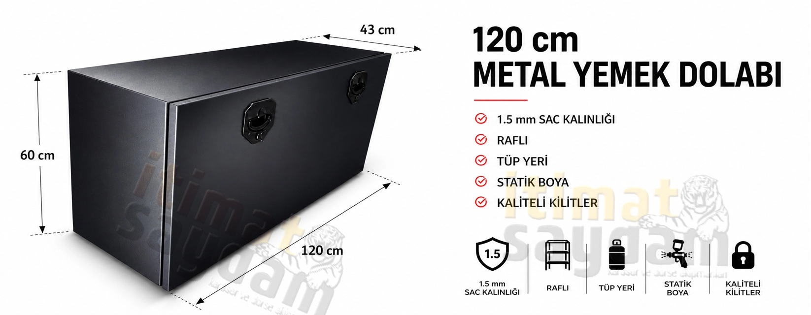 120 YEMEK DOLABI